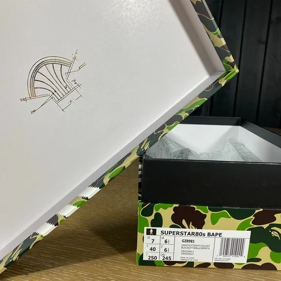 Adidas Superstar X Bape ABC Camo “Green” - Picture 9 of 11